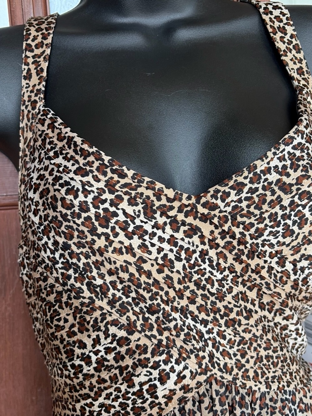 Robbie Bee Leopard Print Maxi Dress - Brown & Black - Picture 3 of 8